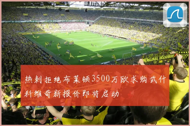 热刺拒绝布莱顿3500万欧求购武什科维奇新报价即将启动